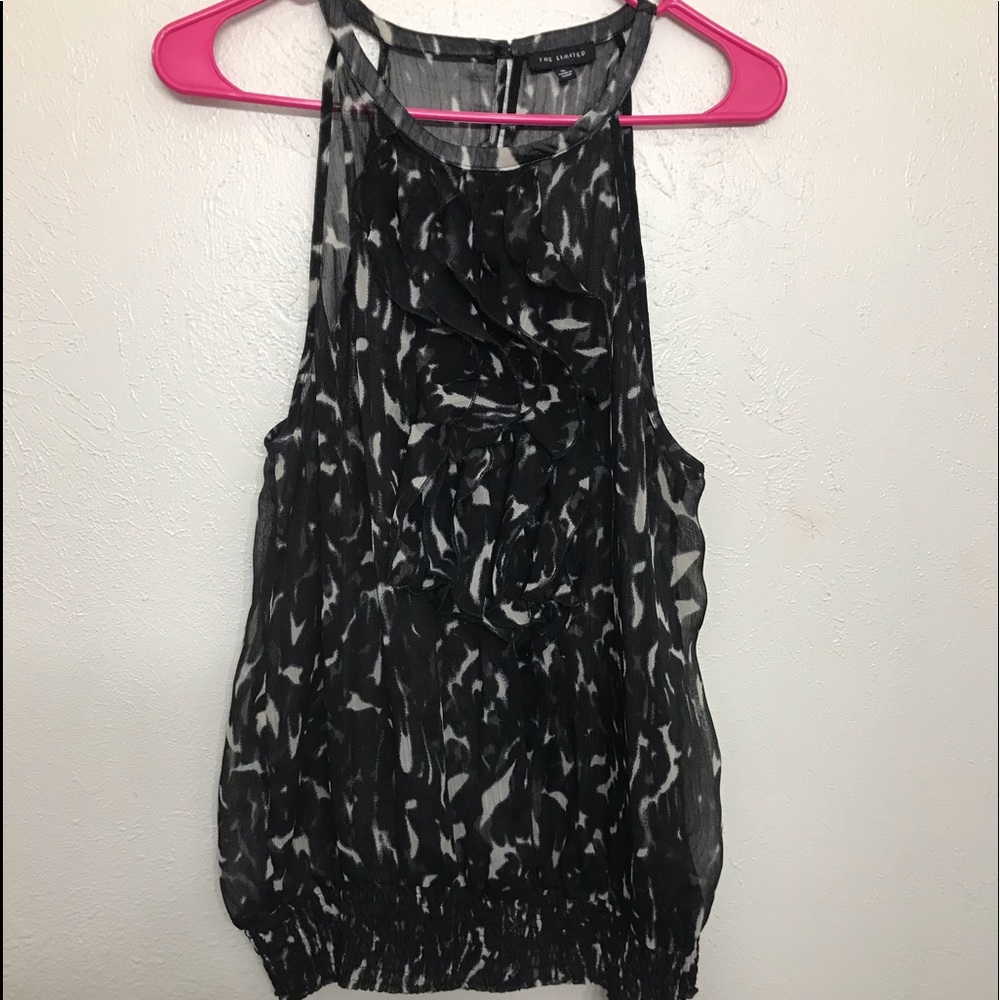 The Limited Sheer Tank Blouse Xl